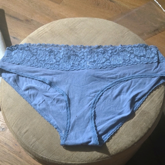 Jockey Blue Lace Trim Panties - Picture 1 of 1